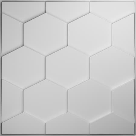 Ekena Millwork 19 5/8in. W x 19 5/8in. H Honeycomb EnduraWall Decor 3D Wall Panel Covers, Total 32.1 Sq. Ft., 12PK WP20X20HBWH-CASE-12